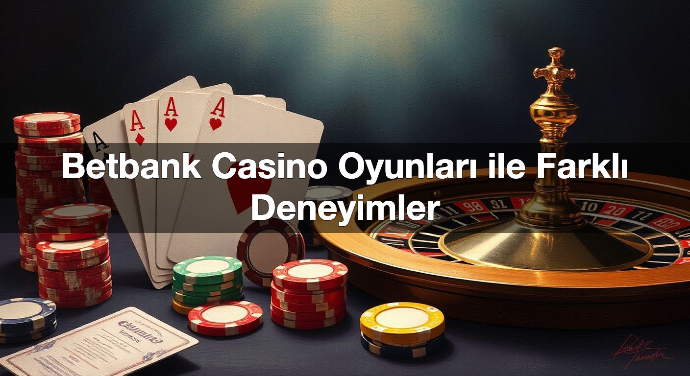 Betbank Casino Oyunları ile Farklı Deneyimler