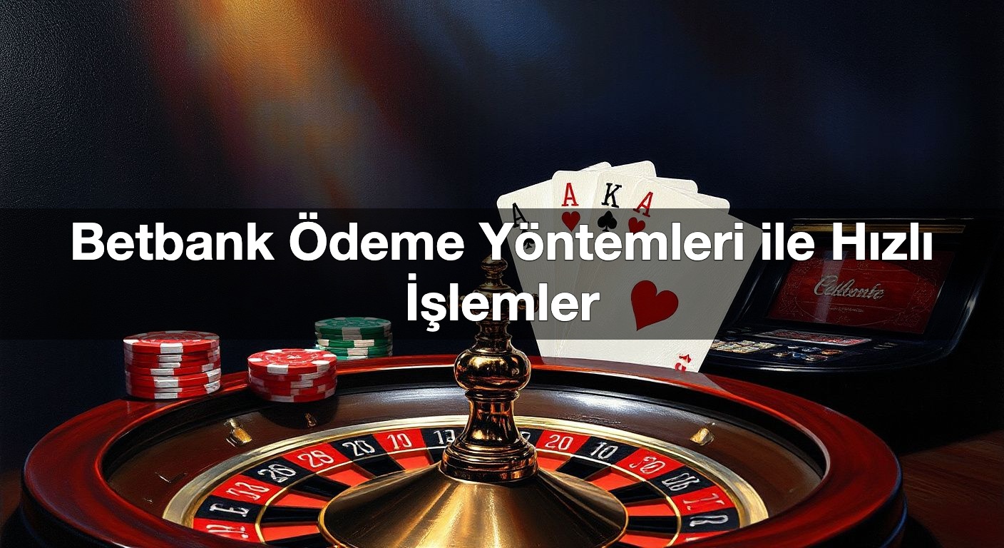 Betbank Ödeme Yöntemleri ile Hızlı İşlemler